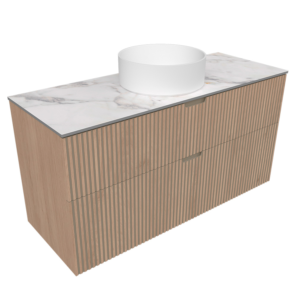2 drawers bath cabinet